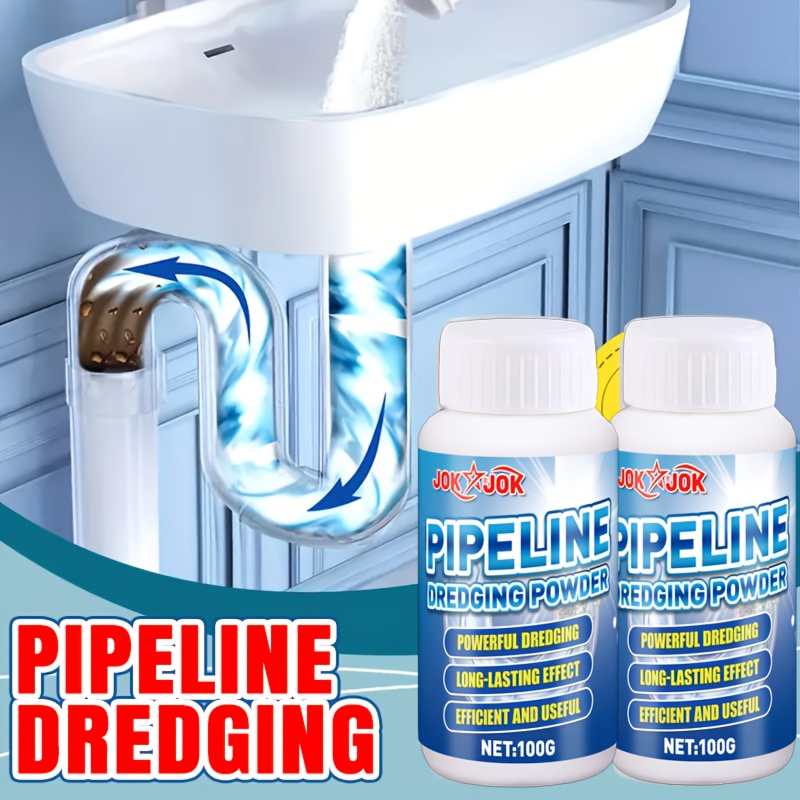 Home Bathroom Cleaner - Mocny proszek do czyszczenia odpływów, do