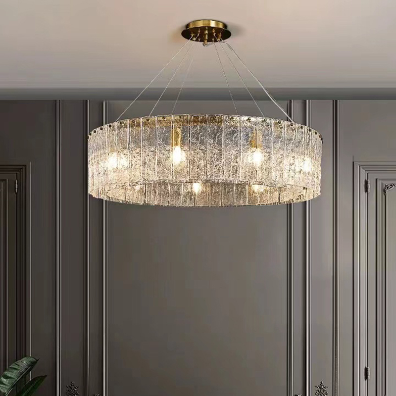 Home Of The Year Bathroom - Kreatywna lampa wisząca LED z szkła