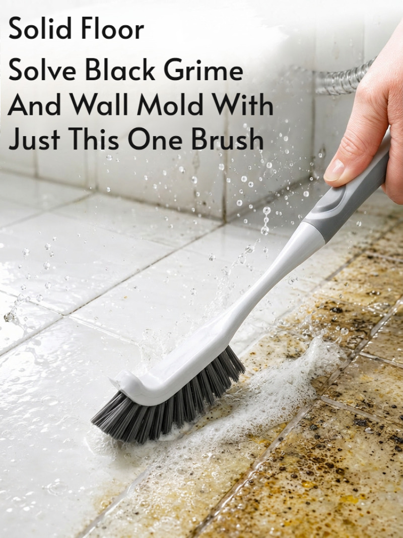 Home Bathroom Cleaner - Zestaw szczotek do szorowania z twardym
