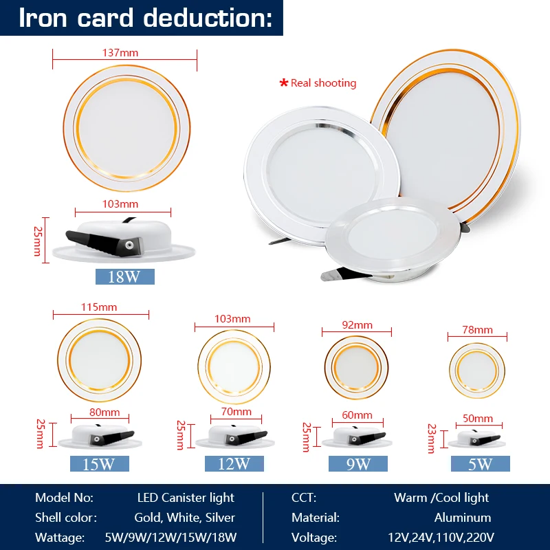 10szt/lot Led Downlight AC 220 – Home Of The Year Bathroom recenzja i cena