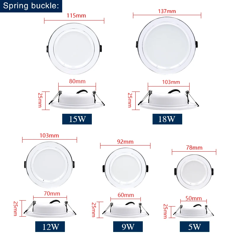 10szt/lot Led Downlight AC 220 – Home Of The Year Bathroom recenzja i cena