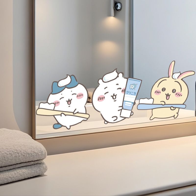 Naklejki na lustro Hot Chiikaw – Home Edit Bathroom recenzja i cena