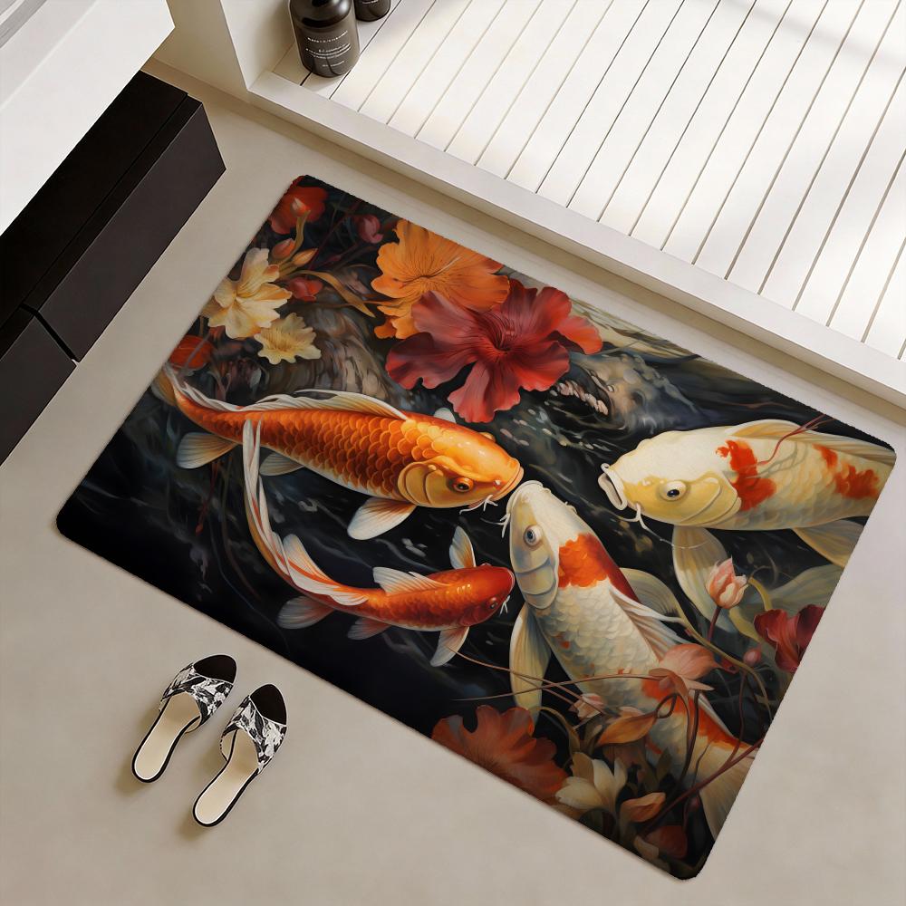Mata podłogowa z motywem ryb k – Home Goods Bathroom Rugs recenzja i cena