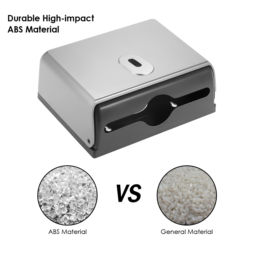 Materiał ABS Prostokątny ścien – Home Bathroom Paper Towel Dispenser recenzja i cena
