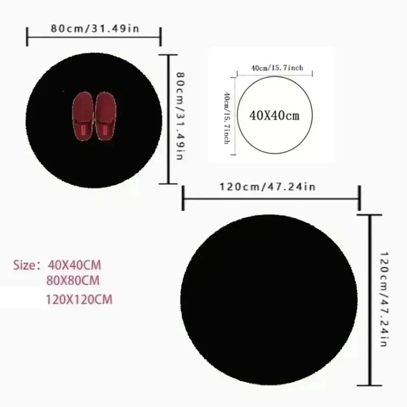 Dywan okrągły 2D z motywem ryb – Home Goods Bathroom Rugs recenzja i cena