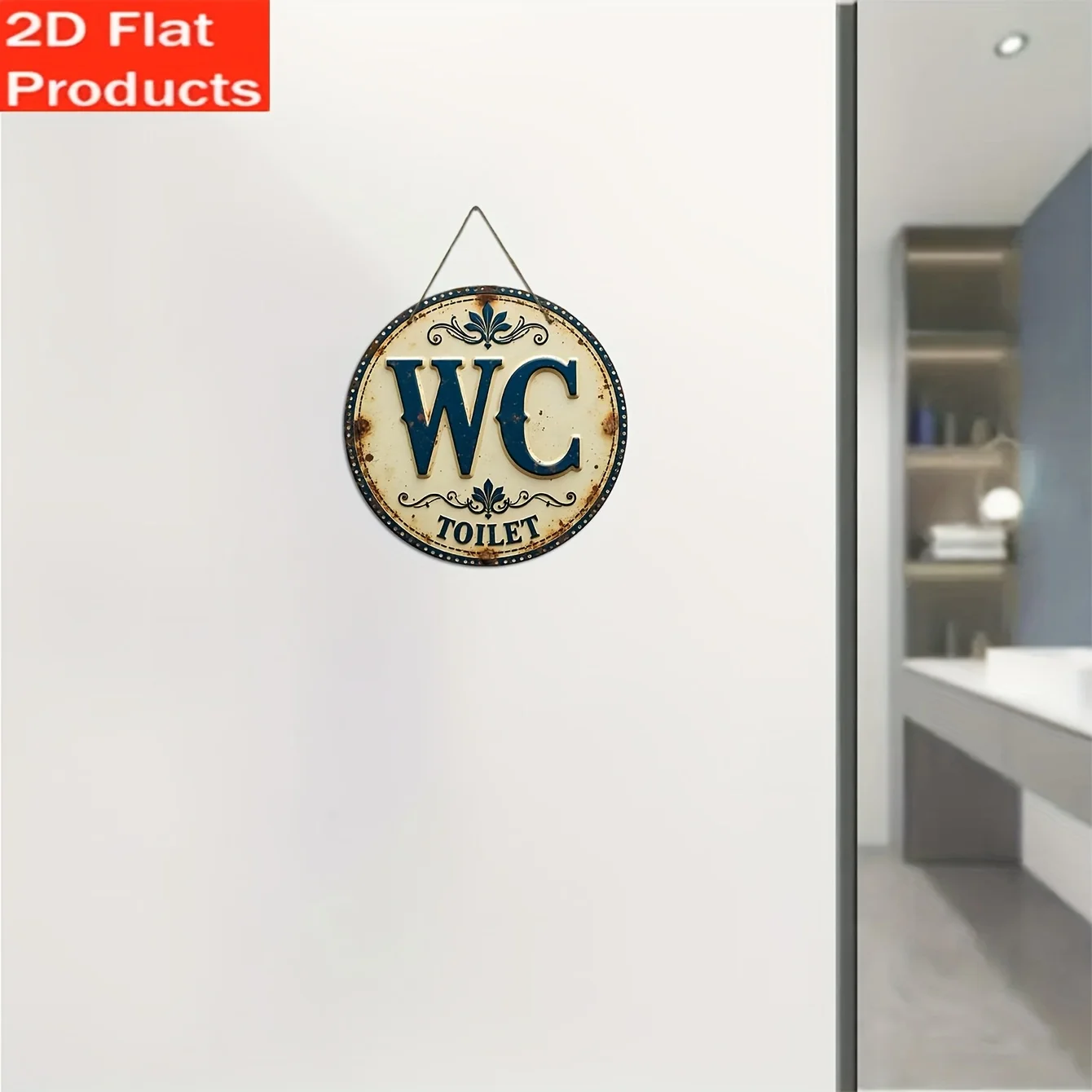 Retro drewniana tabliczka do ł – Home Of The Year Bathroom recenzja i cena
