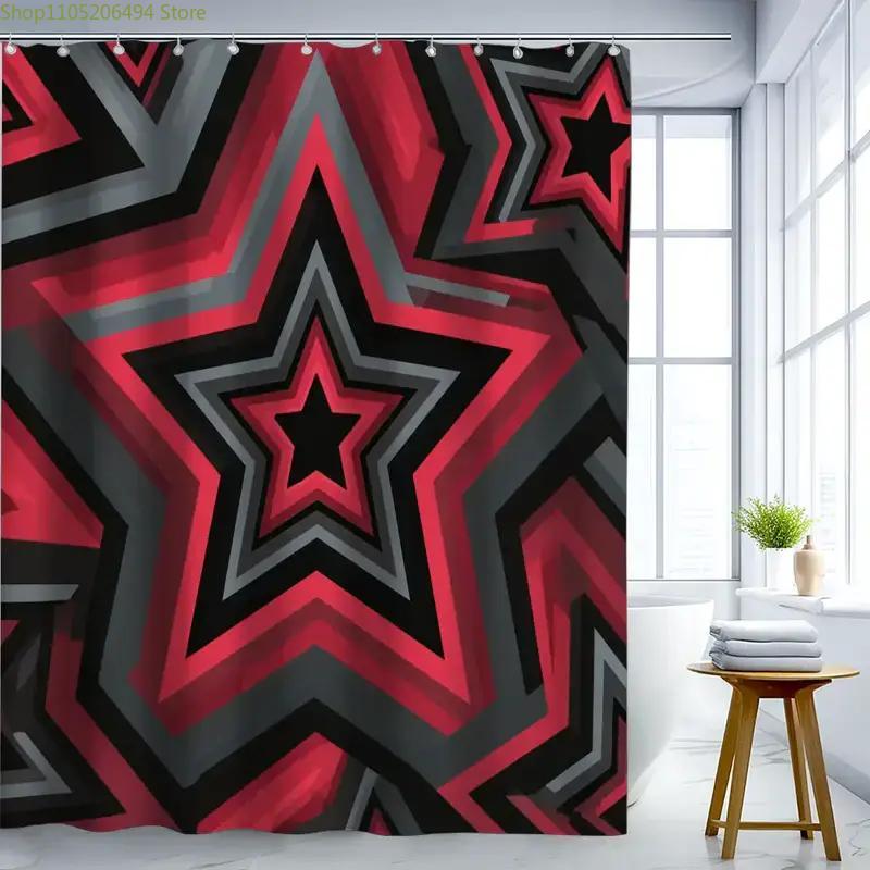 Zasłona prysznicowa z odważnym – Home Bathroom Design Ideas recenzja i cena