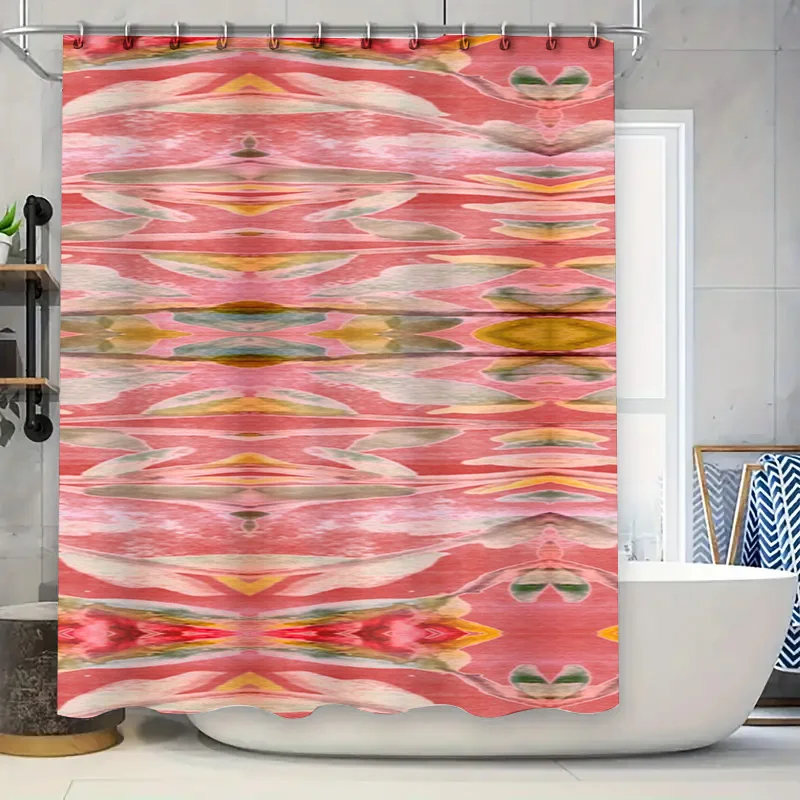 Abstrakcyjna akwarelowa zasłon – Home Bathroom Design Ideas recenzja i cena