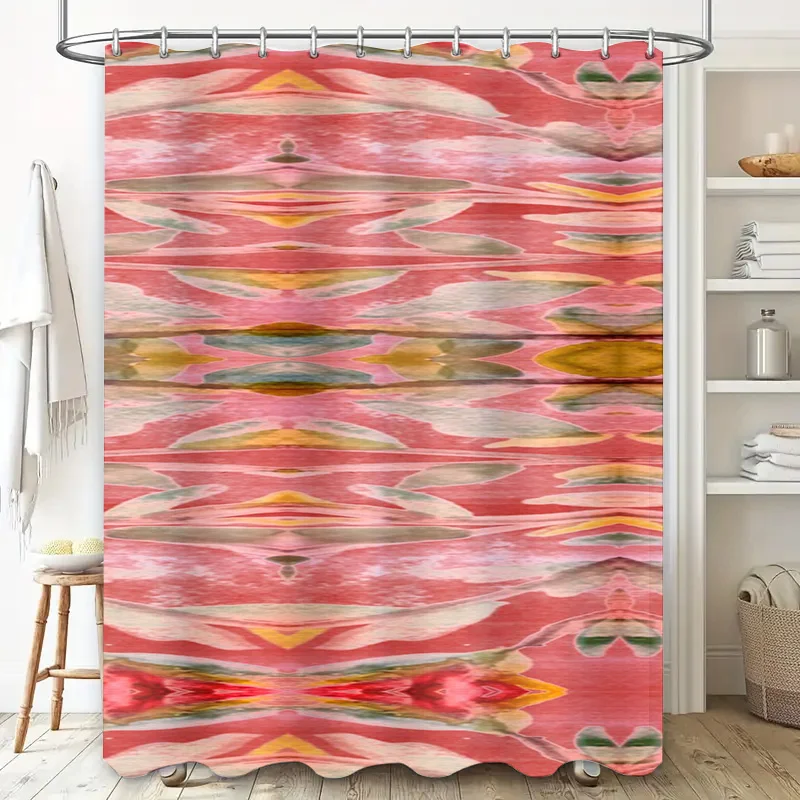 Abstrakcyjna akwarelowa zasłon – Home Bathroom Design Ideas recenzja i cena