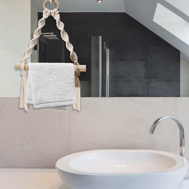 Ręcznie tkany drewniany uchwyt – Home Bathroom Paper Towel Dispenser recenzja i cena