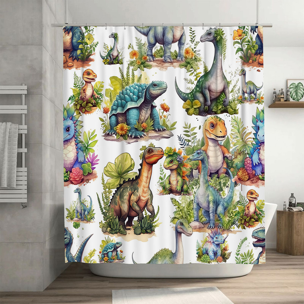 Kolorowa zasłona prysznicowa z – Home Bathroom Design Ideas recenzja i cena