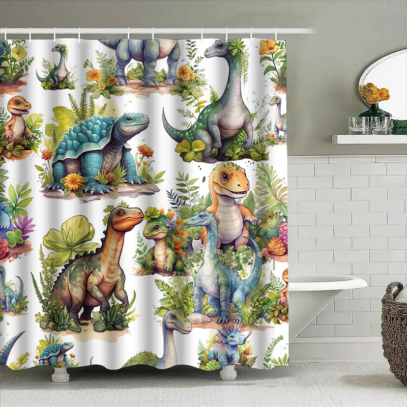 Kolorowa zasłona prysznicowa z – Home Bathroom Design Ideas recenzja i cena