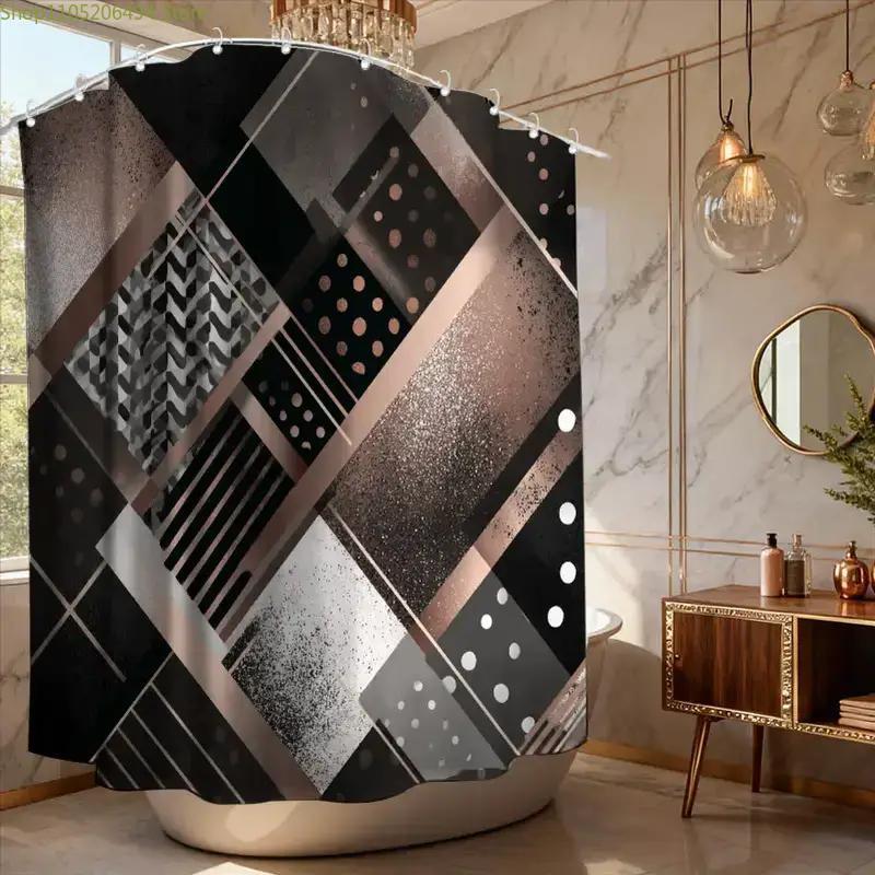 Nowoczesna geometryczna abstra – Home Bathroom Design Ideas recenzja i cena