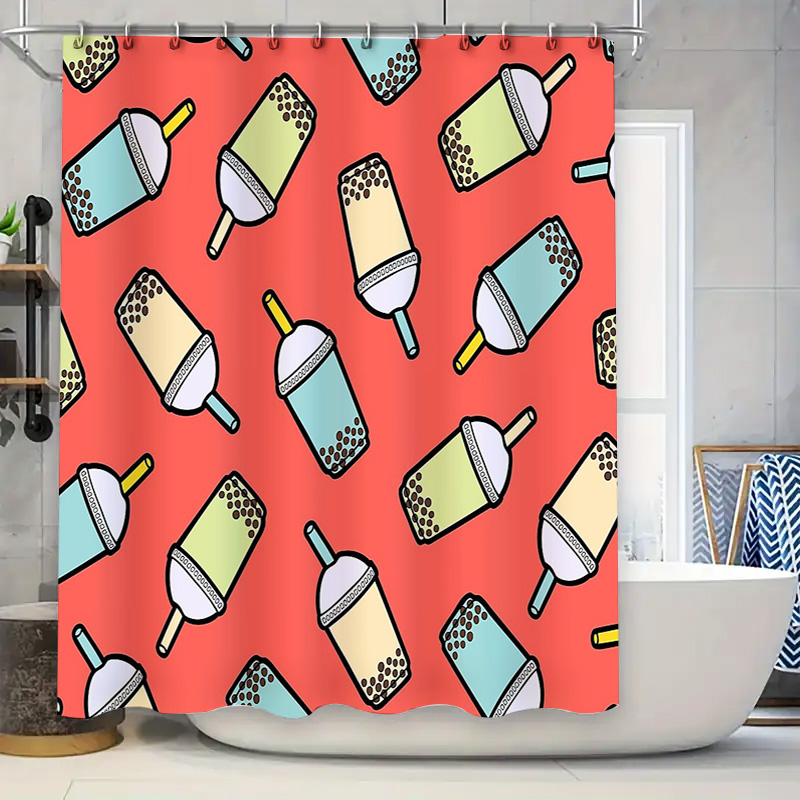Unikalna zasłona prysznicowa z – Home Bathroom Design Ideas recenzja i cena