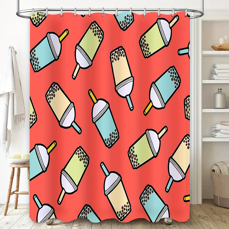 Unikalna zasłona prysznicowa z – Home Bathroom Design Ideas recenzja i cena