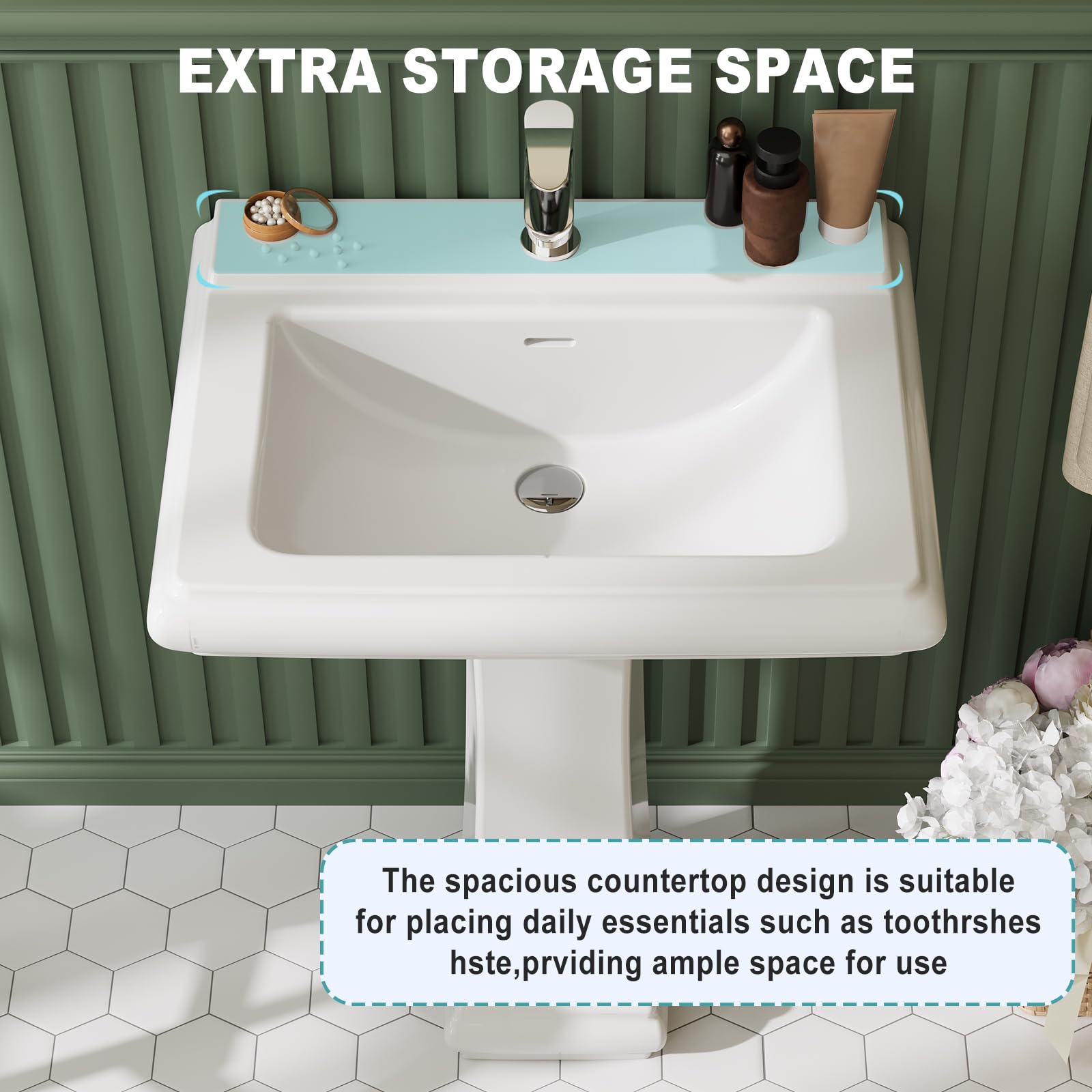 Umywalka na postumencie, kwadr – Home Bathroom Remodel recenzja i cena