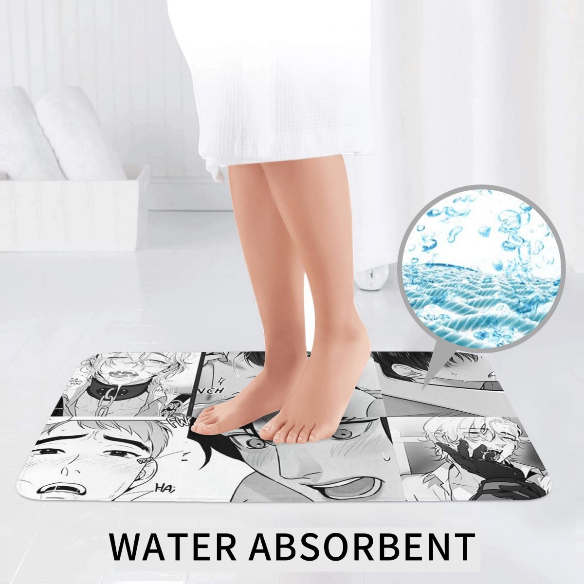 Dobry Yaoi Chłopcy 3-częściowy – Home Goods Bathroom Rugs recenzja i cena