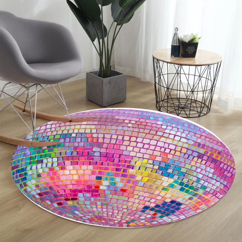 Kolorowa okrągła mata podłogow – Home Goods Bathroom Rugs recenzja i cena