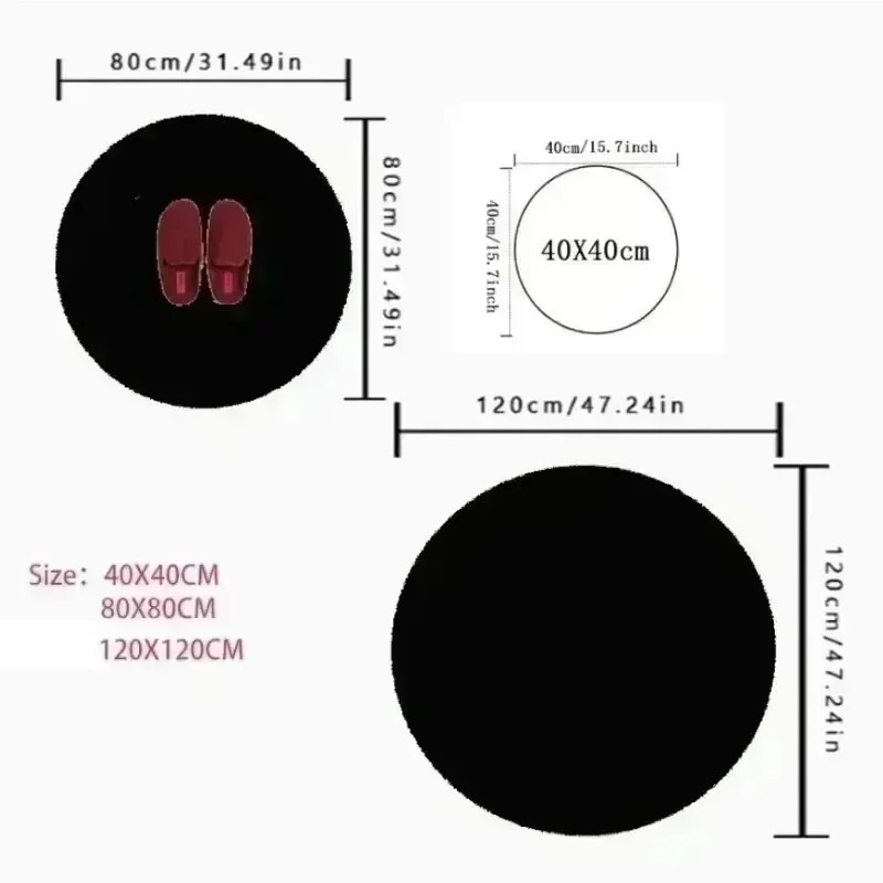 Kolorowa okrągła mata podłogow – Home Goods Bathroom Rugs recenzja i cena